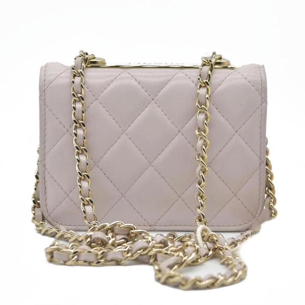 $3125 Chanel Quilted Mini Trendy CC Wallet On Chain Light - Picture 3 of 15